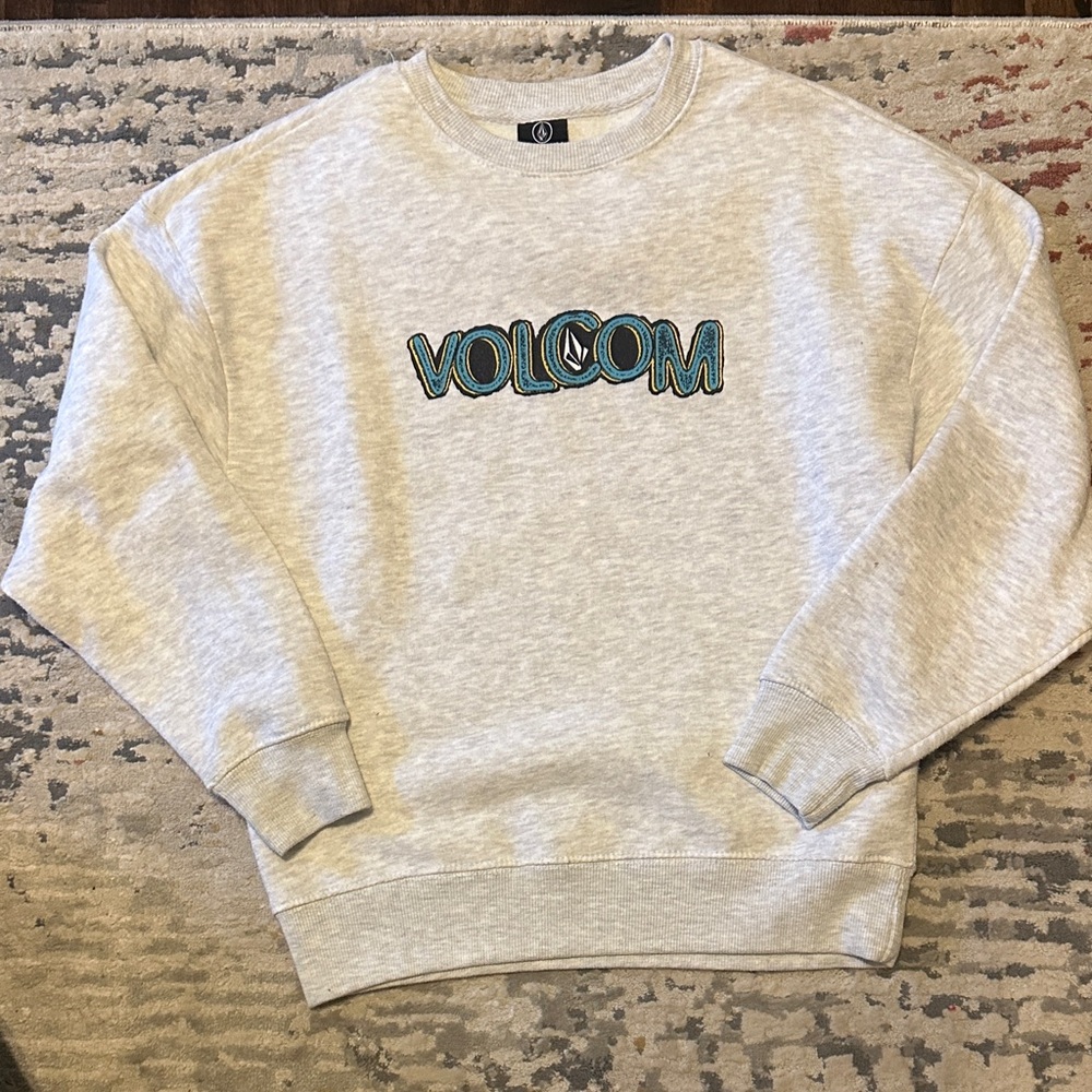 Volcom Light Gray Logo Sweatshirt